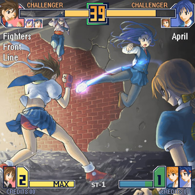 かすみチーム vs さくらチーム KOF2001Ver.